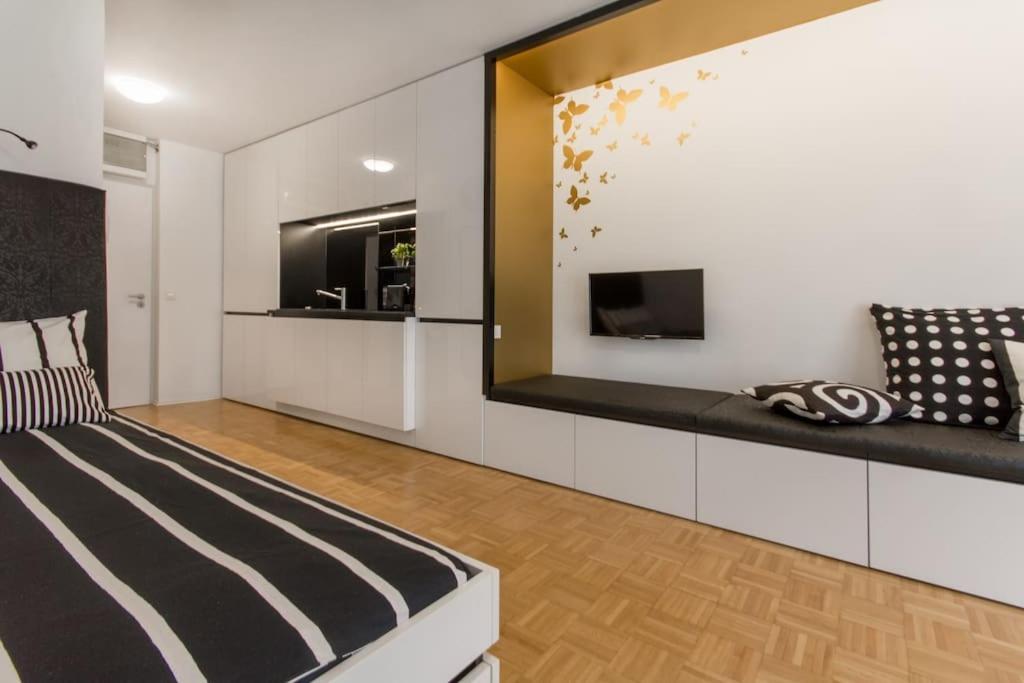 Gorgeous Central Flat With Garage Ljubljana Exteriör bild